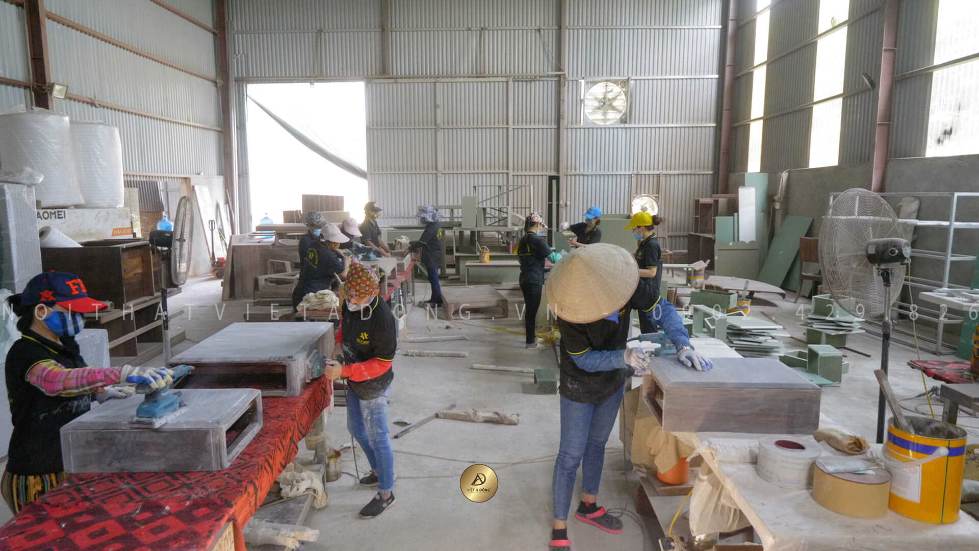 Quy trình thiết kế, thi công nội thất gỗ óc chó tại Việt Á Đông